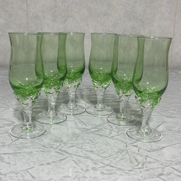 Set of 6 Handblown glass cordial aperitif glasses mcm - Picture 12 of 12